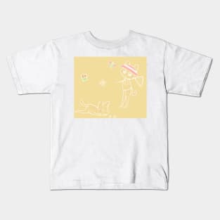 Bug catcher pattern Kids T-Shirt